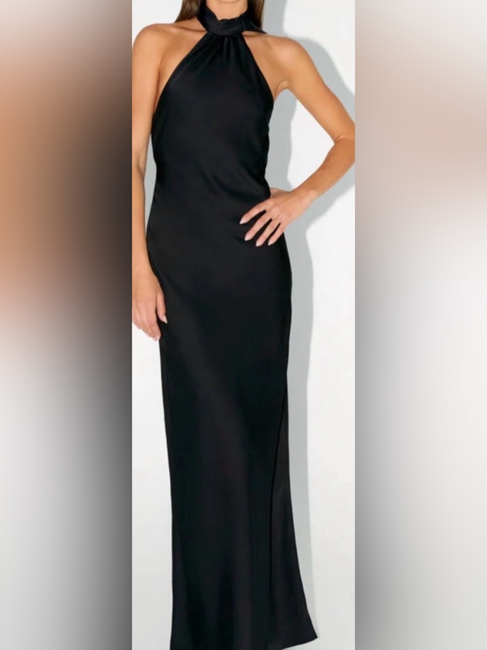 Peppermayo - Keena Scarf Maxi Dress - Black - Picture 2 of 2